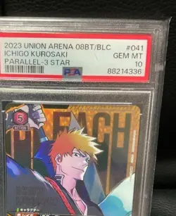 Union Arena BLEACH Ichigo PSA10 UniArena Card Bandai Japanese Version - Image 3