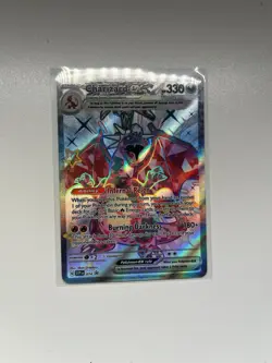 Pokemon TCG Charizard EX Scarlet & Violet Paldean Fates Promo Card #74 - Image 1