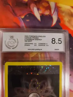 Pokemon Card Rainbow Energy Winner Holo Tournament Rocket Japanese PSA / PGS 8.5 - Image 4