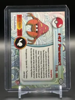 Parasect - #47 Green Logo Series 1 (Topps) Pokemon Card - Image 2