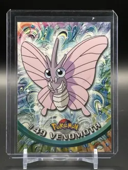 Venomoth #49 Pokemon Card Green Logo NEAR MINT TV Animation - Image 1