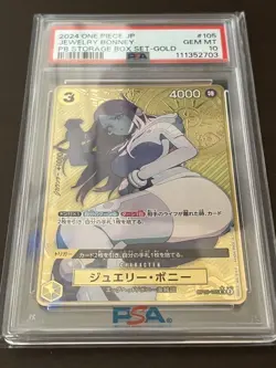 One Piece Card Jewelry Bonney SR PSA10 Rare Collector OP TCG Japan Exclusive - Image 1