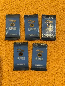 STAR TREK The Next Generation Customizable Card Game Expansion Set 5 Pack Lot - Image 1