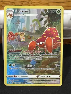 Pokemon TCG Parasect Trainer Gallery Holo Ultra Rare Card TG01/TG30 - Image 1