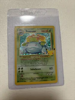 Venusaur 15/102 Celebrations 25th Anniversary NM Holo Foil Rare Pokemon Card - Image 1