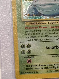 Venusaur 15/102 Celebrations 25th Anniversary NM Holo Foil Rare Pokemon Card - Image 3