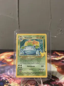 Venusaur 15/102 Celebrations 25th Anniversary NM Holo Foil Rare Pokemon Card - Image 1