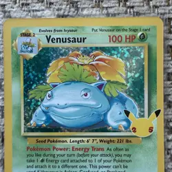 Venusaur 15/102 Celebrations 25th Anniversary NM Holo Foil Rare Pokemon Card - Image 3