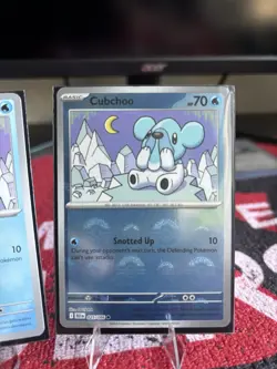 2025 Pokemon TCG Black Bolt CUBCHOO Basic And poke Ball 2 Card Lot! - Image 3