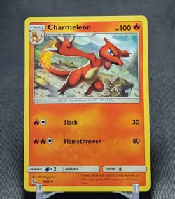 Charmeleon Regular Uncommon Fire 2019 Hidden Fates Pokemon TCG Card 8/68 - Image 1