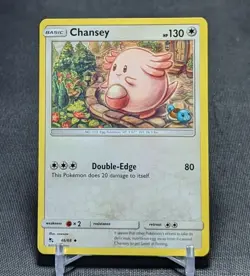 Chansey Regular Uncommon Colorless 2019 Hidden Fates Pokemon TCG Card 46/68 - Image 1