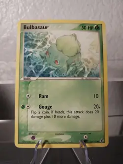 Pokemon - EX Firered Leafgreen - Bulbasaur 55/112 Non-Holo MP/LP Card - Image 1