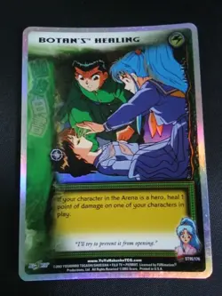 Yu Yu Hakusho TCG CCG Botan's Healing ST95/176 Unlimited Ghost Files Card NM - Image 1