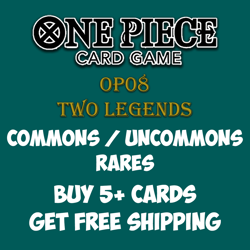 One Piece CCG OP08 Two Legends Near Mint Singles Choose Your Card - Image 1