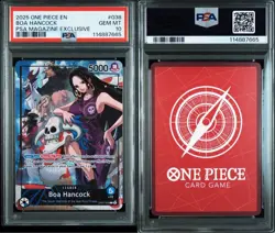 One Piece Card Boa Hancock English Promo PSA10 Magazine Exclusive Rare - Image 3