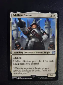 MTG Final Fantasy Adelbert Steiner UNCOMMON #3 Combine Ship 1-10 $4.88 - Image 1