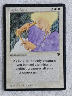 MTG Angelic Voices - Legends (LEG) Magic the Gathering Card Rare MP - Image 7