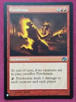 Magic The Gathering THE LIST - PLANAR CHAOS PYROHEMIA red card MTG - Image 1