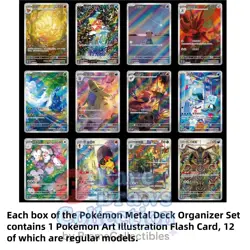 IN STOCK Pokemon Chiese Exclusive Deck Metal Pack Storage Box Set - Image 5