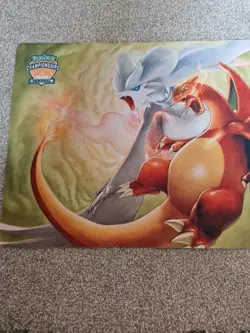 pokemon championships regional playmat charizard & reshiram - Image 1