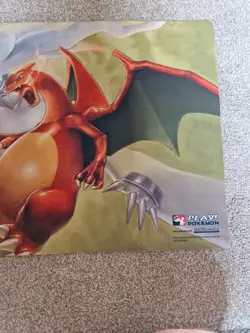 pokemon championships regional playmat charizard & reshiram - Image 2