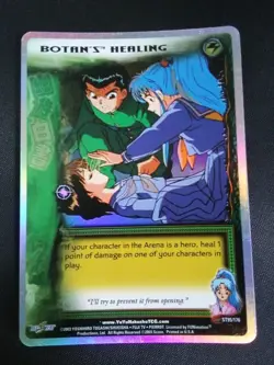 Yu Yu Hakusho TCG CCG Botan's Healing ST95/176 1st Edition Ghost Files Card NM - Image 1