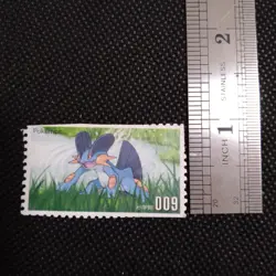 Swampert No.009 Pokemon Stamp Rare Shogakukan Japanese Nintendo From Japan - Image 2