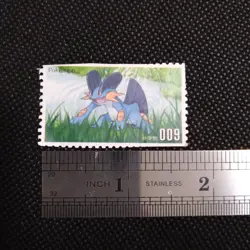 Swampert No.009 Pokemon Stamp Rare Shogakukan Japanese Nintendo From Japan - Image 3