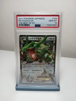 Rayquaza EX #104 Pokemon Japanese Best of XY PSA 10 - Image 1