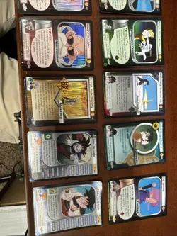 DBZ CCG TRUNKS SAGA HOLO FOIL Rare Dragon Ball Z Score TCG 22 Card LOT 2001 - Image 2