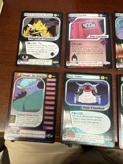 DBZ CCG TRUNKS SAGA HOLO FOIL Rare Dragon Ball Z Score TCG 22 Card LOT 2001 - Image 3