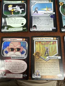 DBZ CCG TRUNKS SAGA HOLO FOIL Rare Dragon Ball Z Score TCG 22 Card LOT 2001 - Image 5