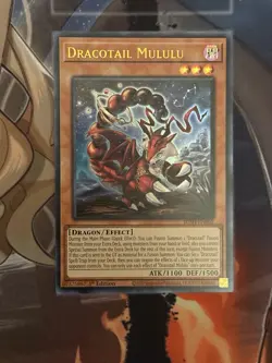 Yugioh! Dracotail Mululu Ultra Rare Near Mint 1st Edition JUSH-EN005 - Image 1