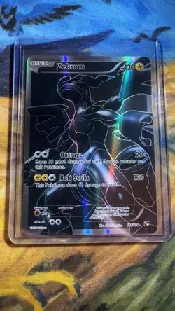 Zekrom 114/114 Black & White Base Full Art Holo Rare Pokemon Card - NM/LP - Image 1