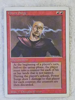 MTG Power Surge - Revised Edition (3ED) Magic the Gathering Card Rare LP - Image 2
