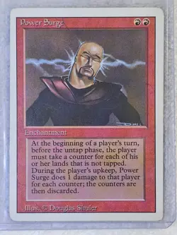 MTG Power Surge - Revised Edition (3ED) Magic the Gathering Card Rare LP - Image 5