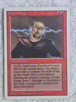 MTG Power Surge - Revised Edition (3ED) Magic the Gathering Card Rare LP - Image 1