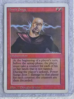 MTG Power Surge - Revised Edition (3ED) Magic the Gathering Card Rare LP - Image 4