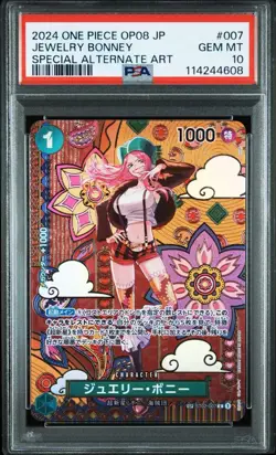 One Piece Card Jewelry Bonney SP PSA10 Two Legends OP TCG Rare Collector - Image 1