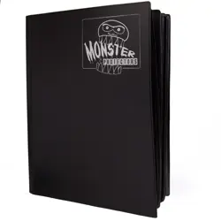 Monster 9 Pocket Trading Card XL Binder - Matte Black Album, Anti-Theft & Ant... - Image 1