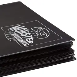 Monster 9 Pocket Trading Card XL Binder - Matte Black Album, Anti-Theft & Ant... - Image 2