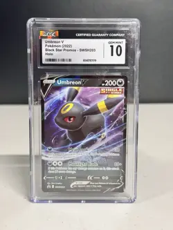 CGC 10 GEM MINT Umbreon V SWSH203 Black Star Promo Holo Heroes Tin Pokemon Card - Image 1