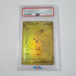 PSA 10 Pikachu V 25th Anniversary Golden Box Promo Japanese Pokemon Card Rare - Image 1