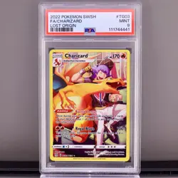 Charizard TG03/TG30 Lost Origin PSA 9 Mint FA Trainer Gallery Pokemon 2022 Card - Image 1