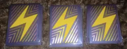 Pokemon TCG Surging Sparks Card Sleeves 3 Packs 65 Sleeves 195 New Sealed - Image 1