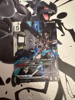 Gundam Aerial Rebuild Foil LR - GD01-067 NM - Gundam Trading Card Game Holo - Image 1