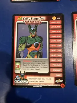 Dragonball Z DBZ CCG Score Cell Personality LIMITED 1-3 Cell Saga TCG Card Set - Image 4