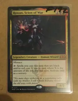 Rowan, Scion of War #211 | Near Mint | Wilds of Eldraine WOE | Magic MTG - Image 1