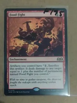 Food Fight - 129 - WOE - NM - MTG Magic The Gathering - Image 1
