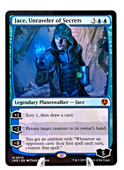Jace, Unraveler of Secrets 0070 INR-Innistrad Remastered-Reg Mythic Magic MTG NM - Image 1